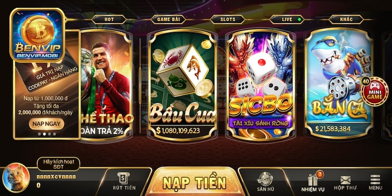 Trải nghiệm cực mượt với app Benvip