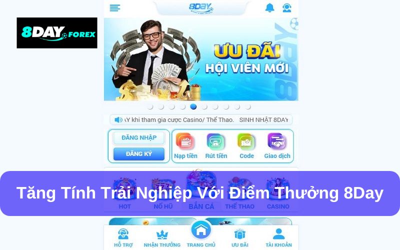 Cách sử dụng điểm thưởng tại 8day hiệu quả Cách sử dụng điểm thưởng tại 8day hiệu quả